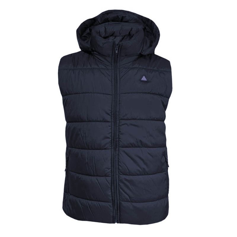 MODA EN CIRCUITO - Chaleco Impermeable para Hombre con Capota Removible
