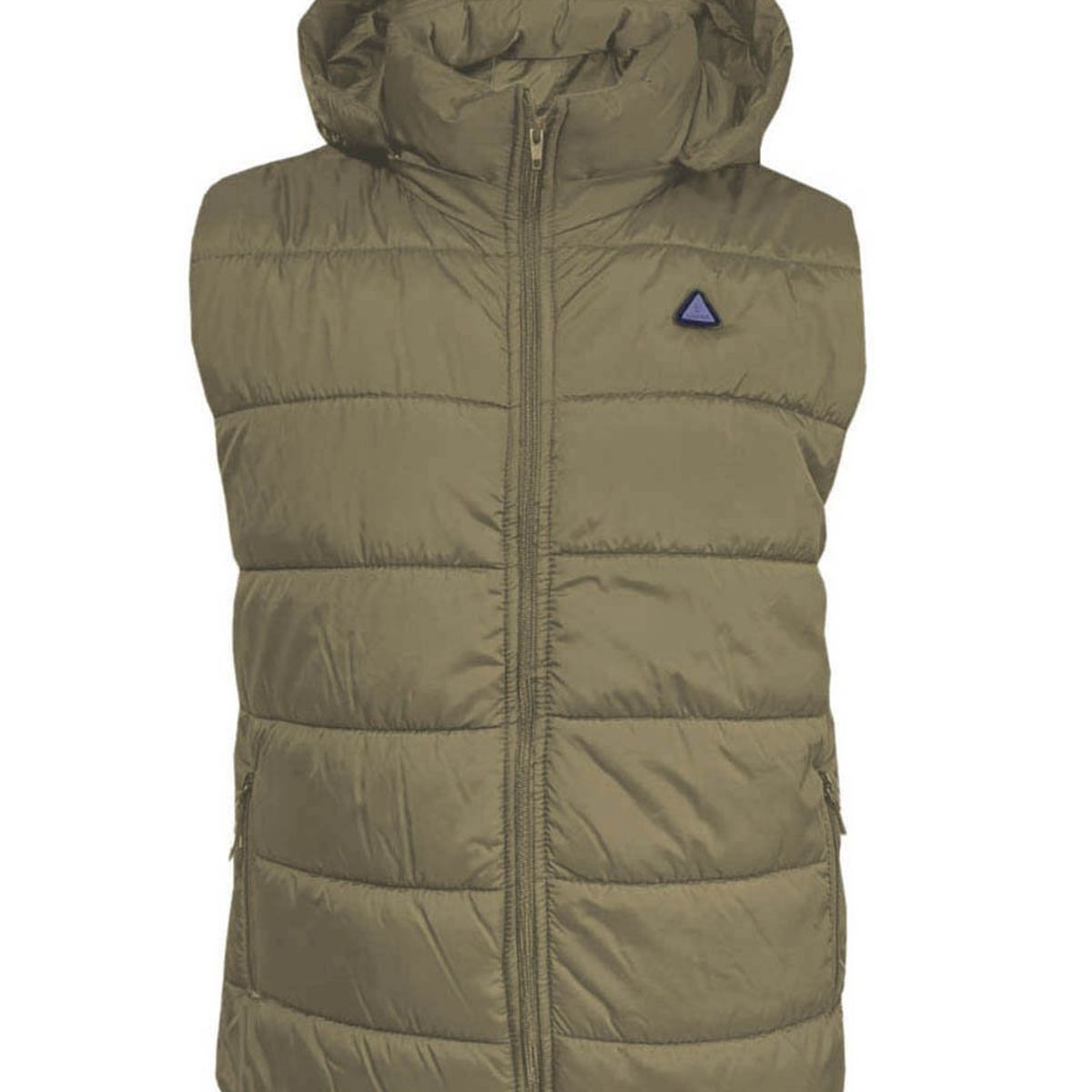 MODA EN CIRCUITO - Chaleco Impermeable para Hombre con Capota Removible