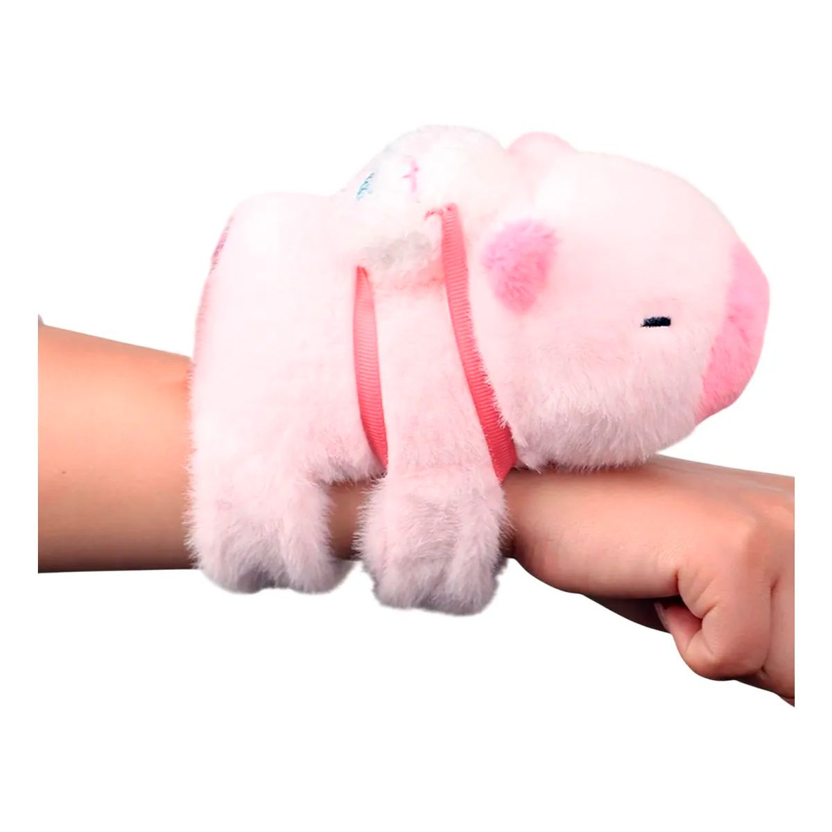 GENERICO - Peluche Pulsera Capibara Manilla Muñeco Brazalete 17cm Rosado