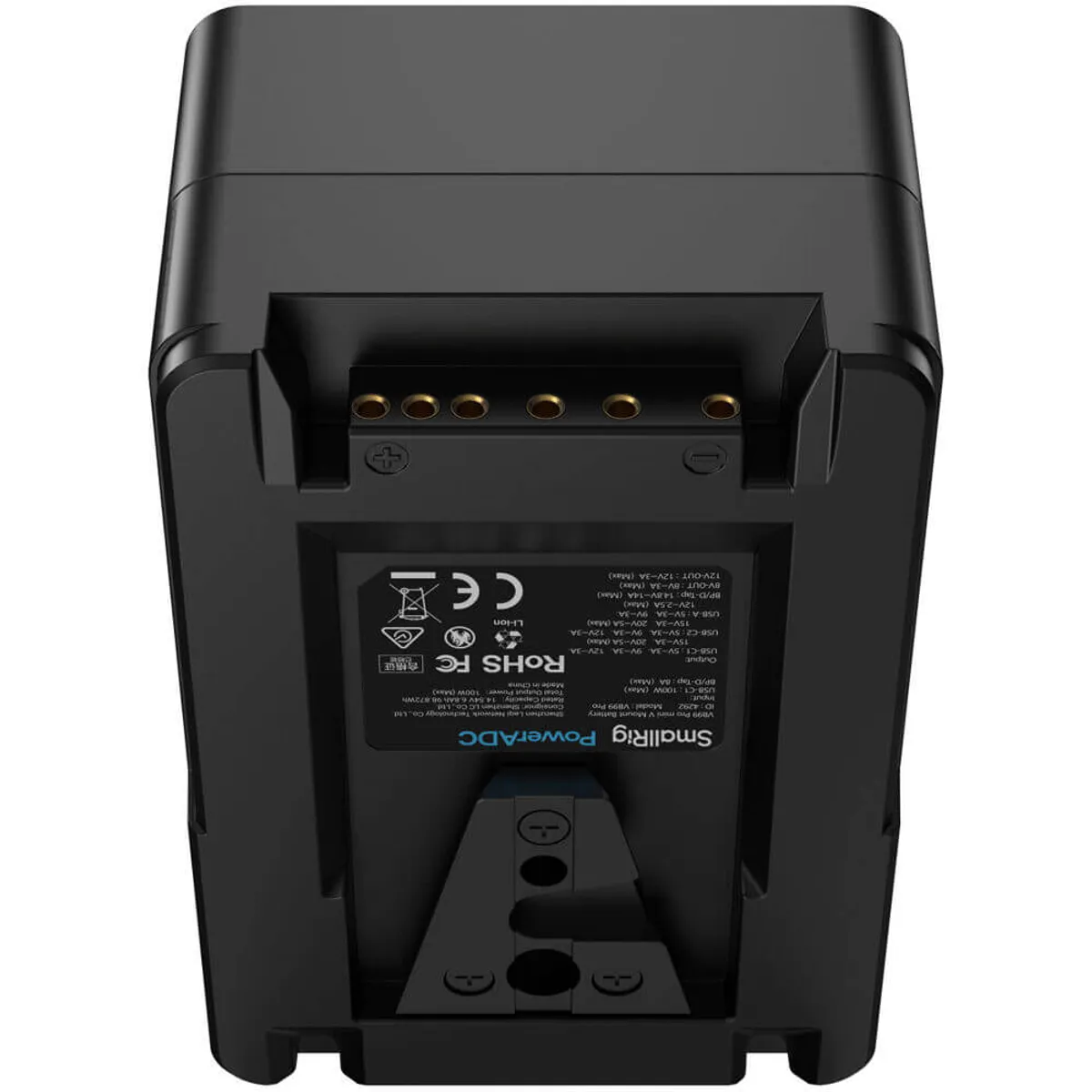 GENERICO - Batería V-Mount SMALLRIG VB99 Pro 6800mAh USB-C USB-A D-TAP DC