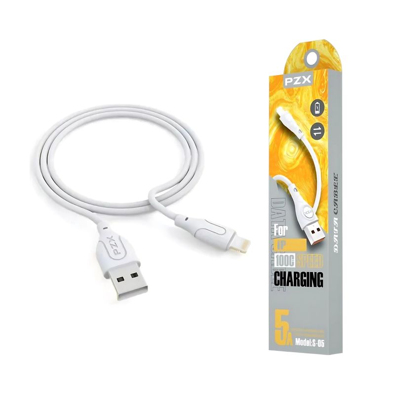 GENERICO - Cable De Carga Y Datos 5a Para iPhone Lightning S-05 Pzx