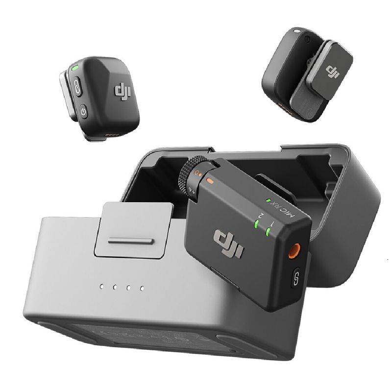DJI - Micrófono DJI Mic Mini para 2 Personas Compact Wireless - Negro