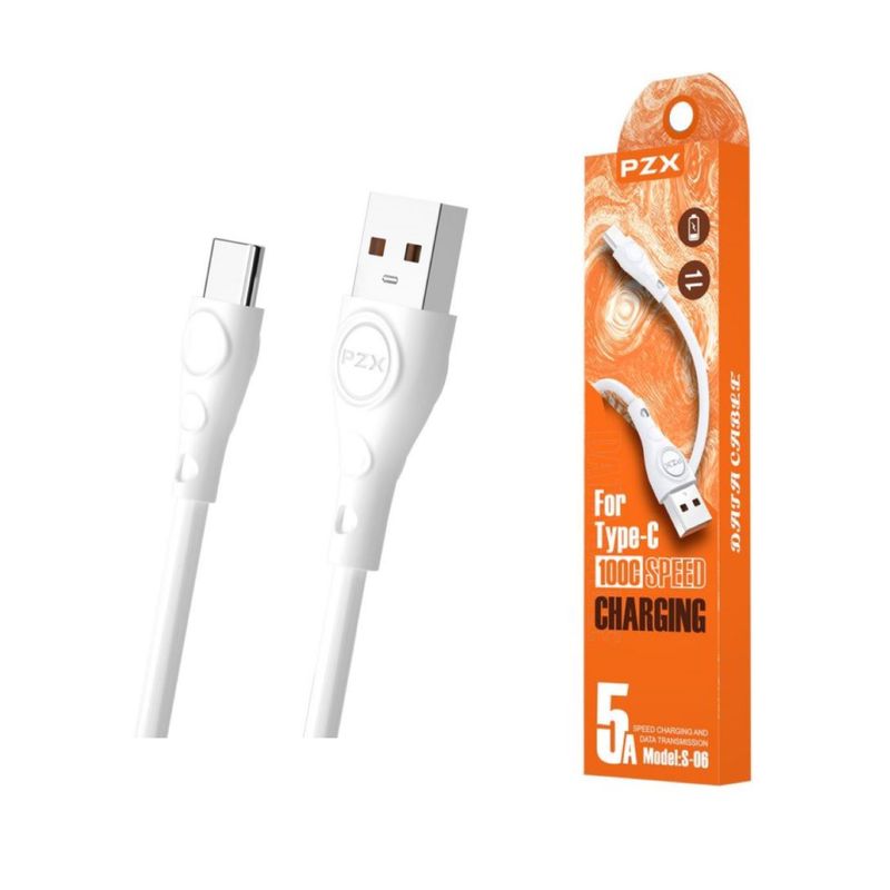 GENERICO - Cable De Carga Y Datos 1 Metro 5a Tipo C S-06 Pzx