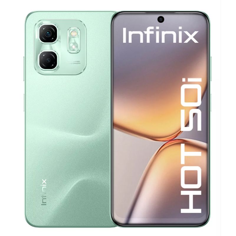 INFINIX - Infinix Hot 50i 256 GB ROM 4 GB + 4 GB RAM Virtual Dual Sim Color Verde