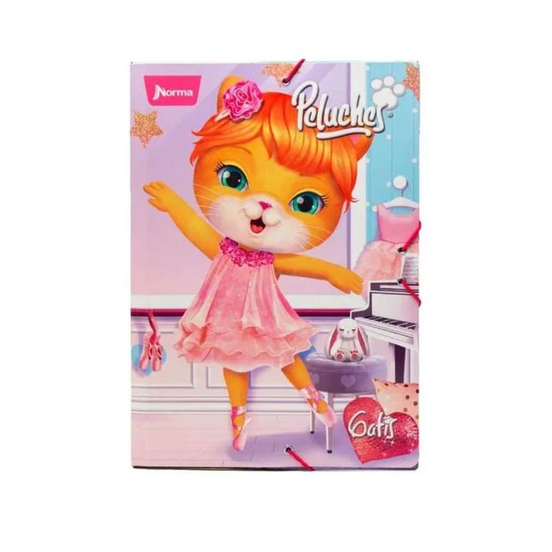 NORMA - Cuaderno Cosido Cuadrículado Peluches X 100 Hojas Norma