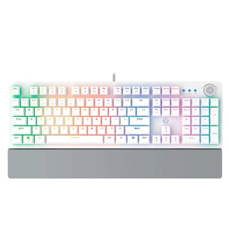 FANTECH - Teclado Gamer Mecanico FANTECH MK853 V2 Blanco