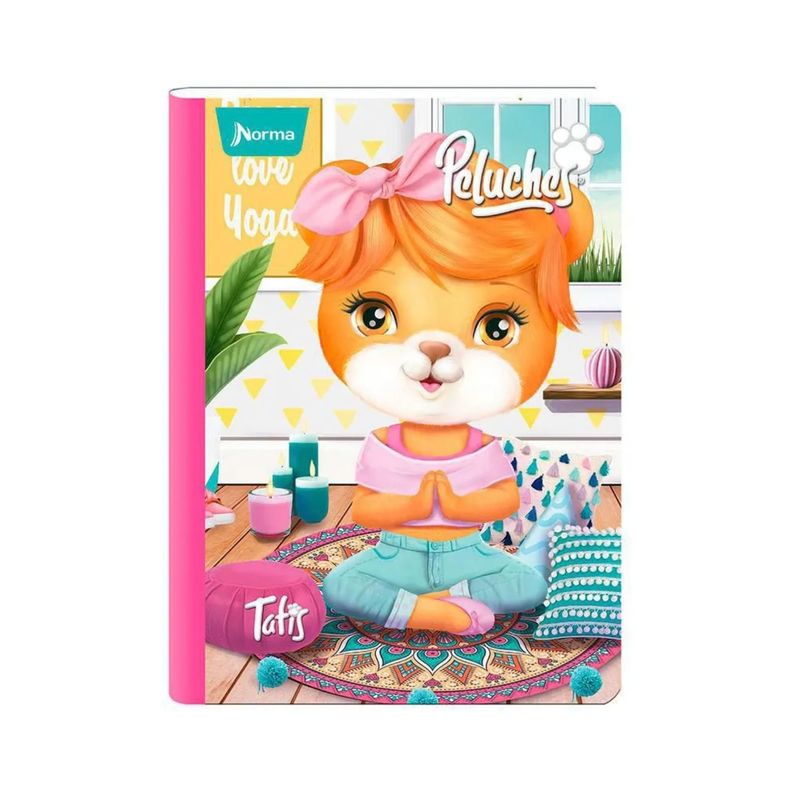 NORMA - Cuaderno Cosido Rayado Peluches X 50 Hojas Norma