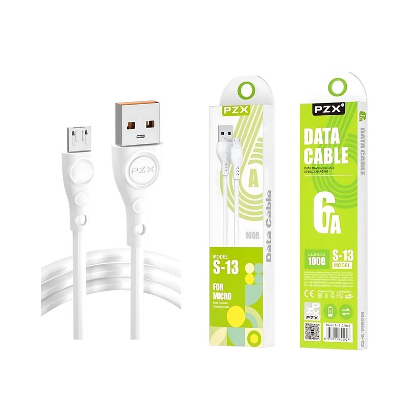 GENERICO - Cable De Carga Y De Datos 1 Metro 5a Micro Usb V8 S-13 Pzx