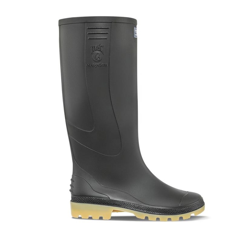 CROYDON - Bota Titán Croydon PVC unisex negro