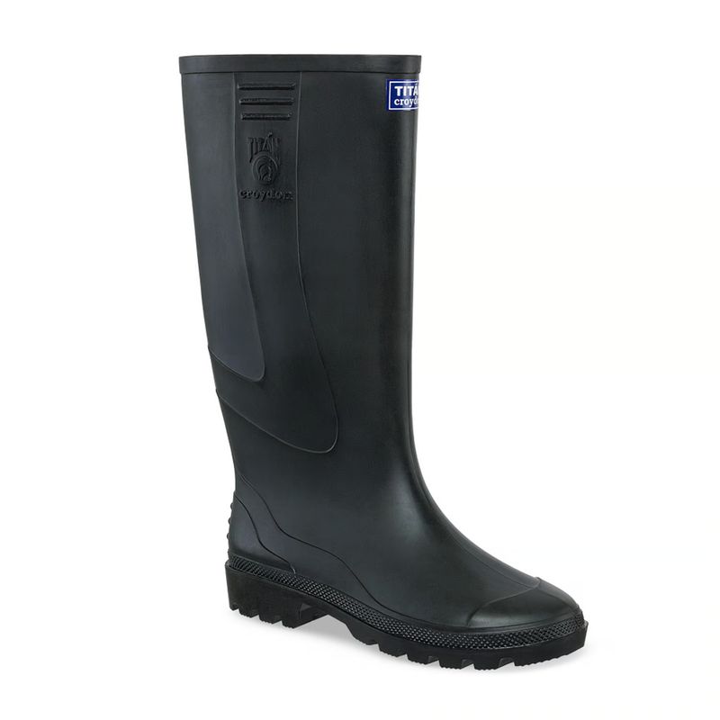 CROYDON - Bota Titán Croydon PVC unisex negro