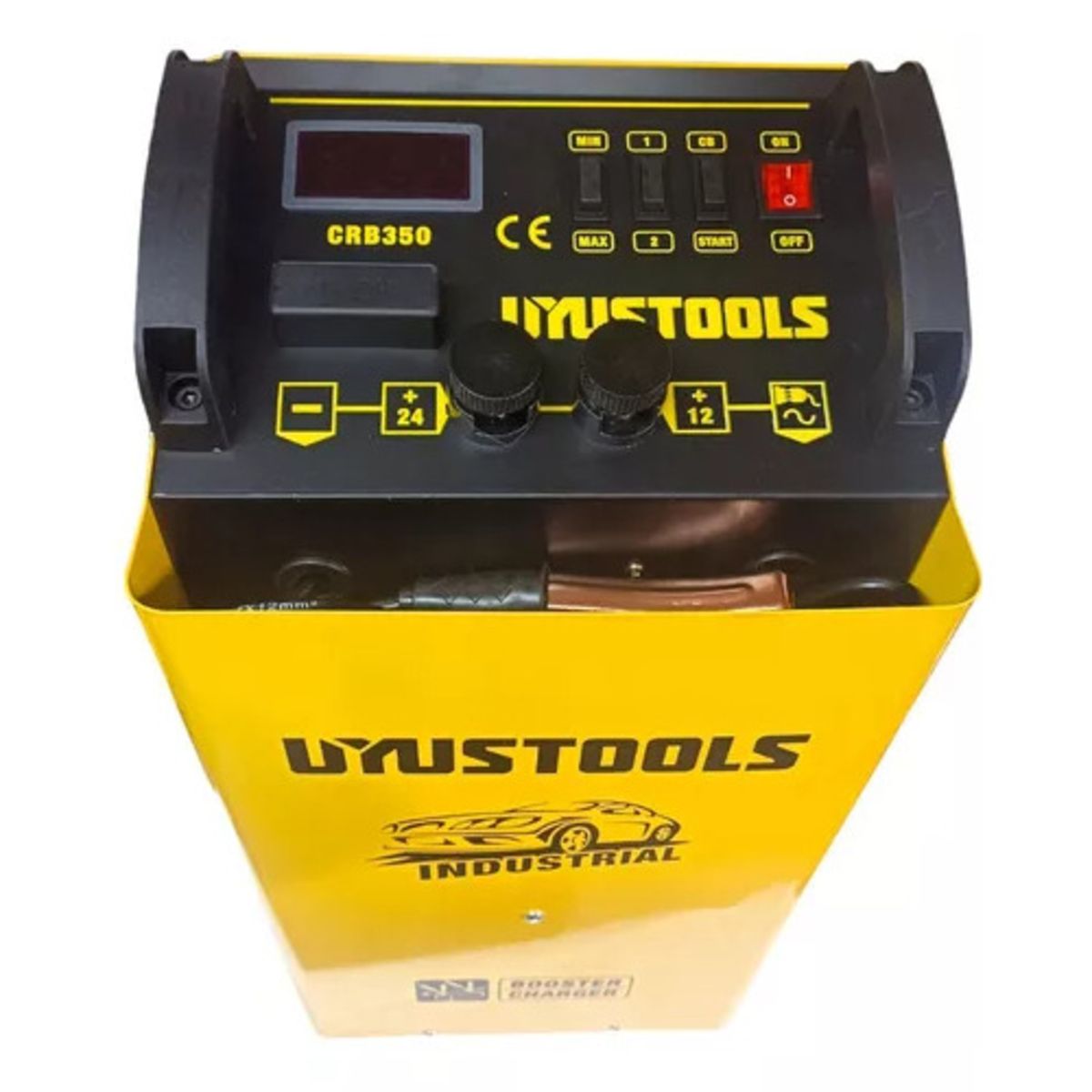 UYUSTOOLS - Cargador Arrancador De Baterías 12-24 V Uyustools 120-240 V