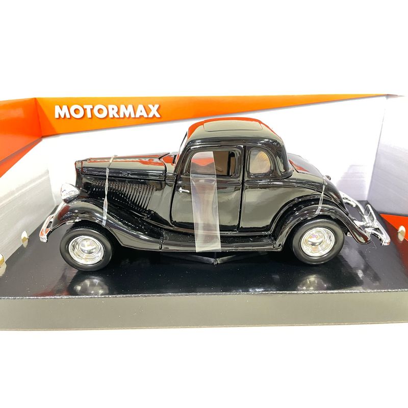 MOTOR MAX - FORD COUPE 1934 NEGRO TIMELESS escala 1/24