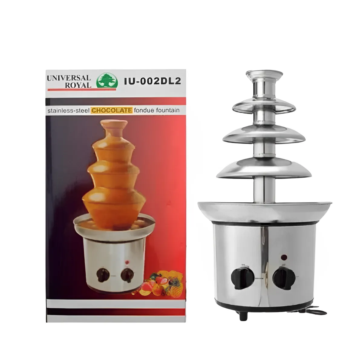 UNIVERSAL ROYAL - Fuente Chocolate Universal Royal Fondue 4 Niveles IU-002DL2