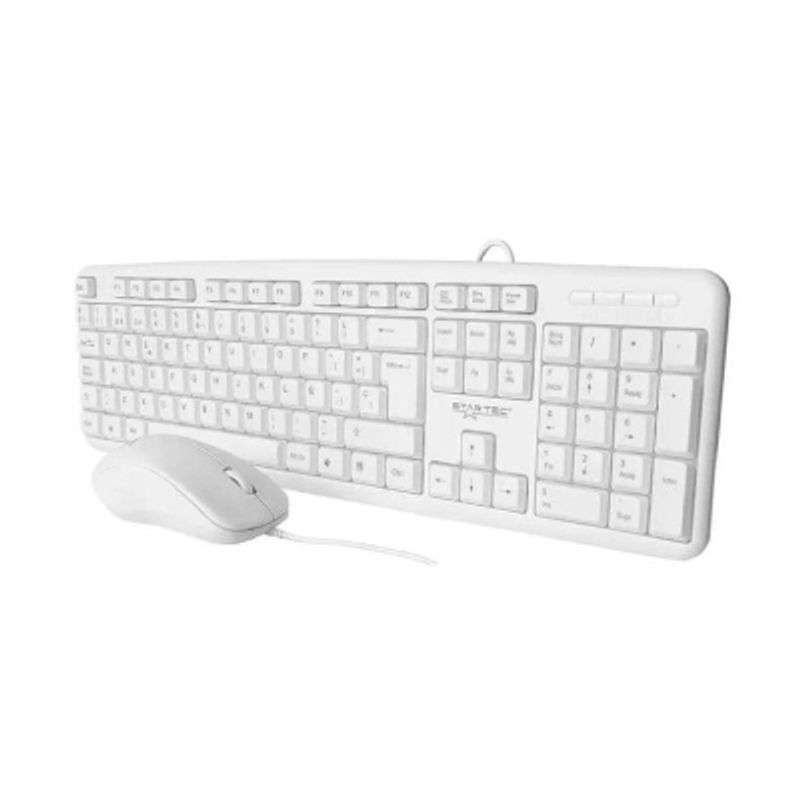 STARTEC - TECLADO Y MOUSE STARTEC ST CB 81 USB BLANCO