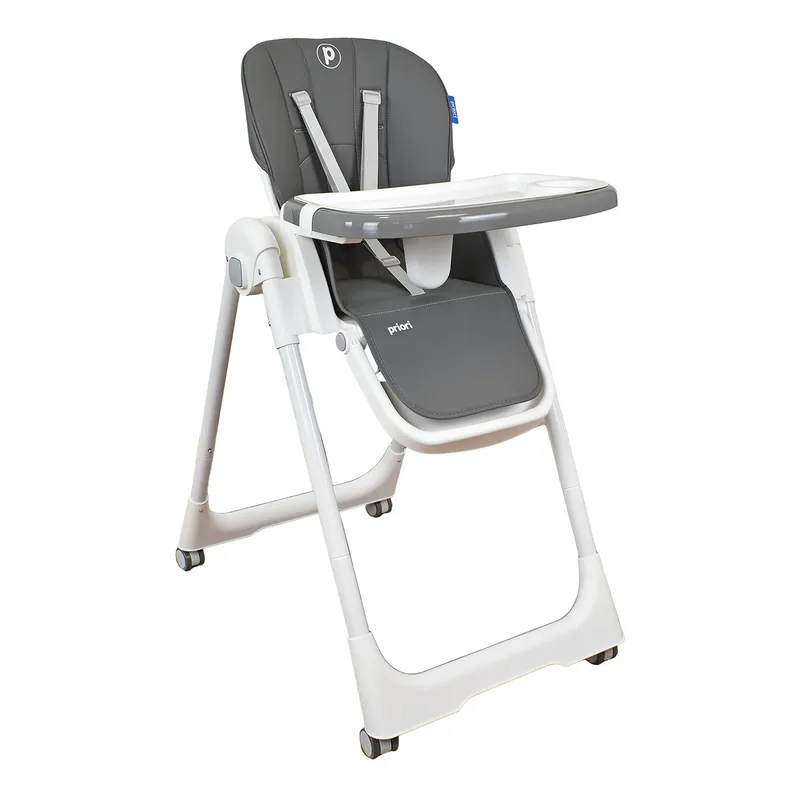 PRIORI - Silla Comedor Bebe Multiposiciones Galaxy Priori Gris Oscuro