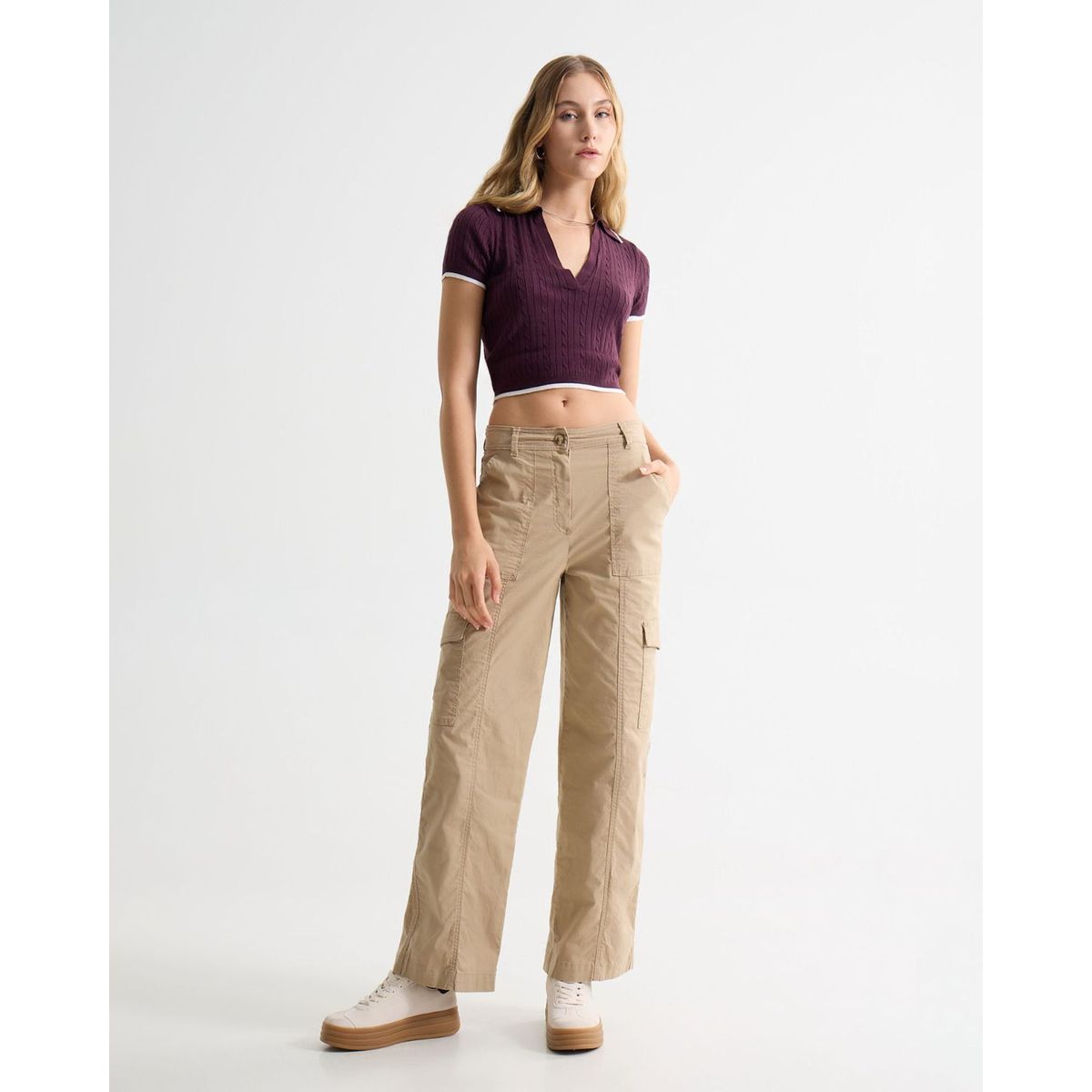 SEVEN SEVEN - Pantalon Para Mujer  Color Arena Marca Seven Seven #28071870