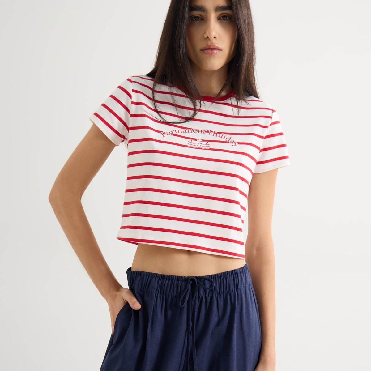 SEVEN SEVEN - Camiseta De Mujer  Color Rojo Marca Seven Seven #28096291