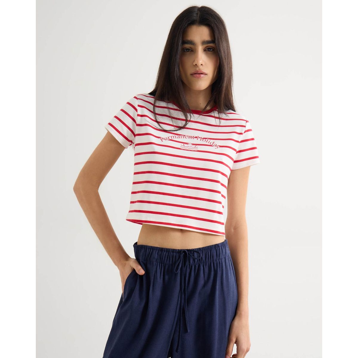 SEVEN SEVEN - Camiseta De Mujer  Color Rojo Marca Seven Seven #28096291