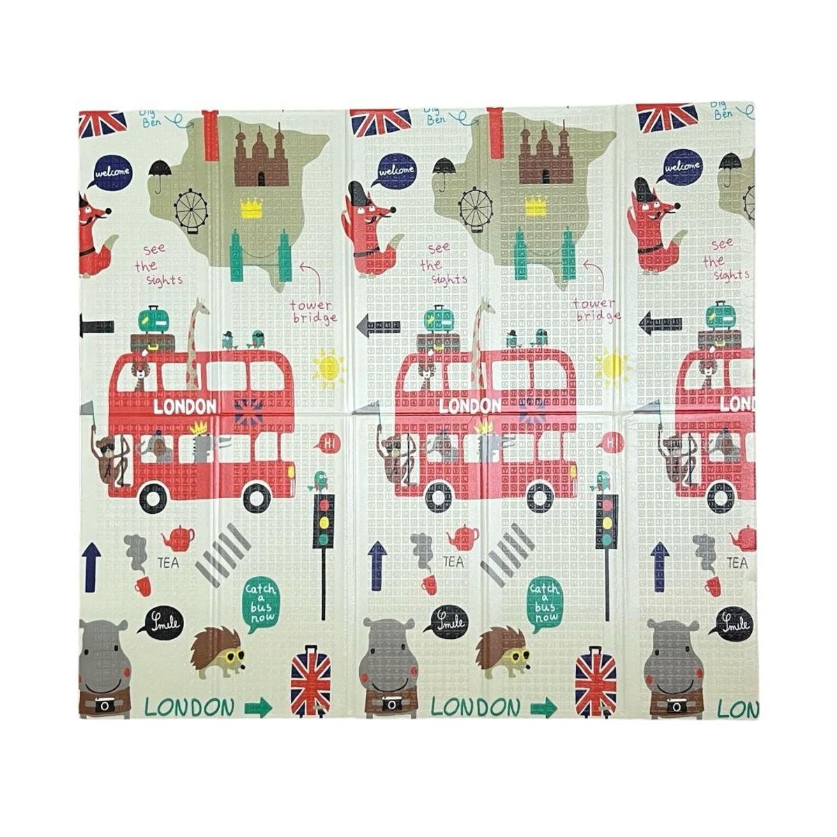 GENERICO - Tapete Para Bebé Plegable Doble Faz Grande De 2M X 180M