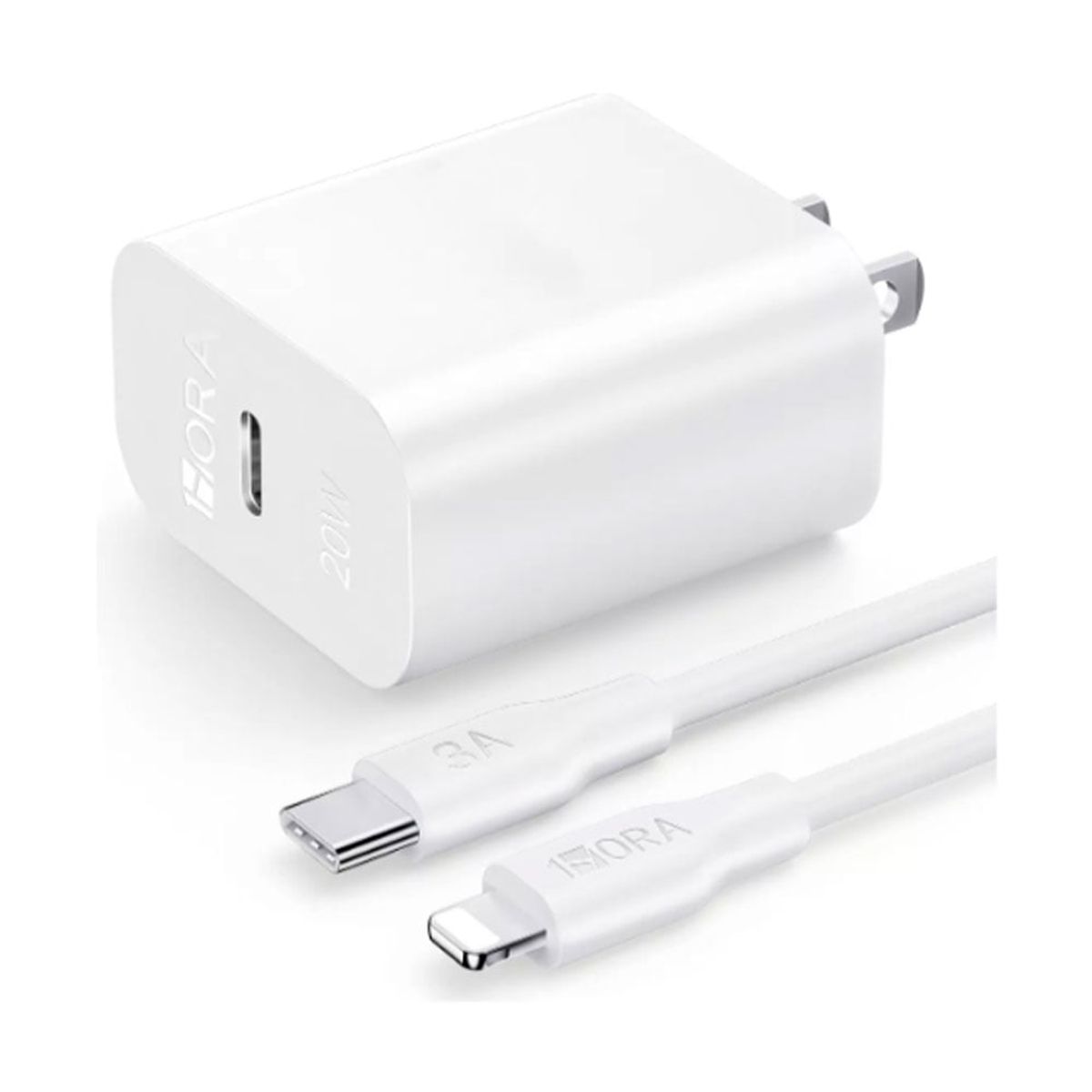 1HORA - Cargador Carga Rápida Pd 20W GAR154 Tipo-C a Lightning