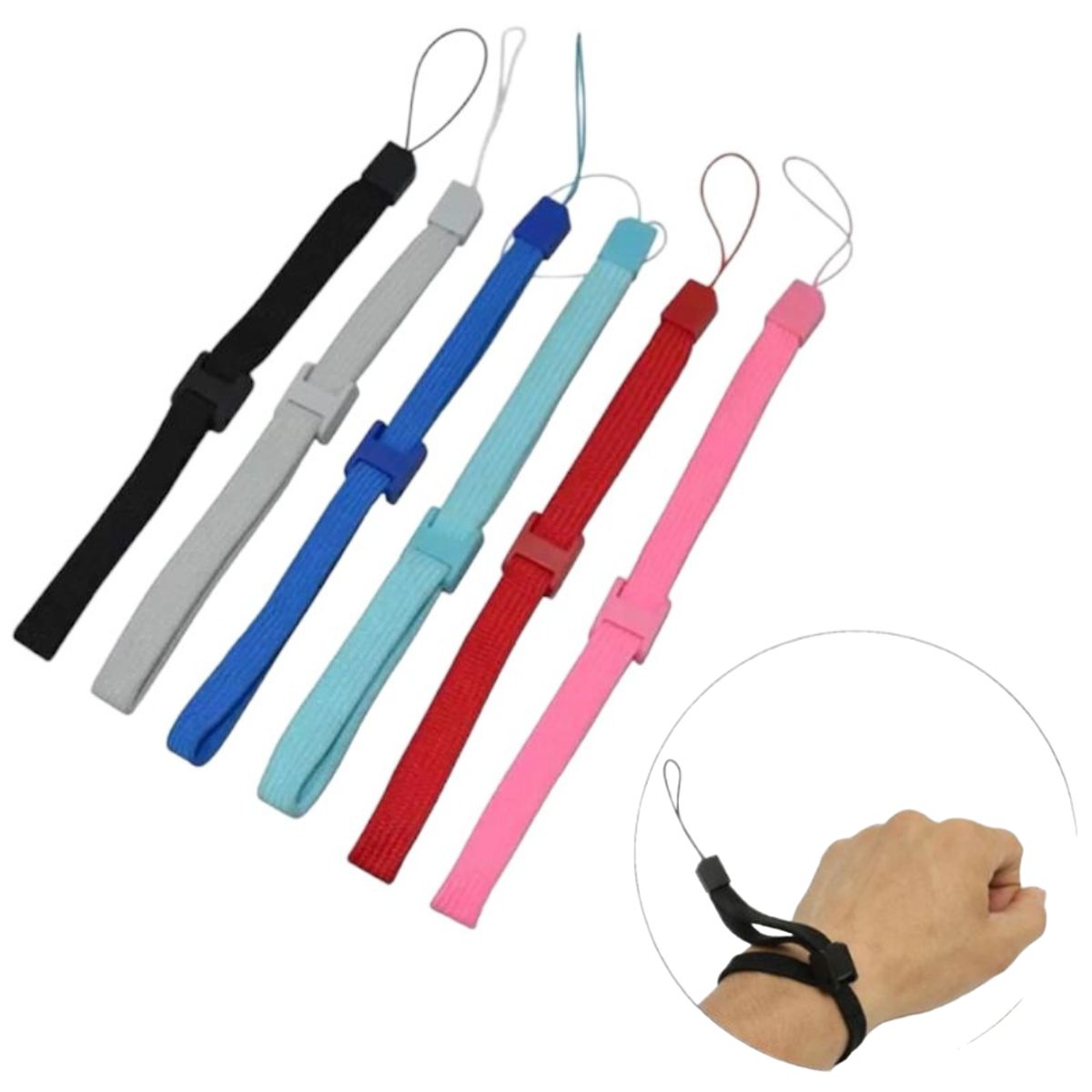 GENERICO - Correa Muñeca Strap Compatible Control Para Wii Wiimote De Colores