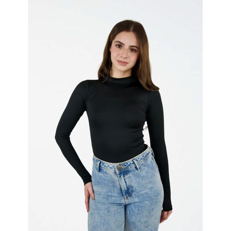 MOLGOA - Body Para Mujer Cuello Medio Nude - The Glam