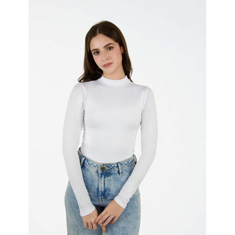 MOLGOA - Body Para Mujer Cuello Medio Nude - The Glam