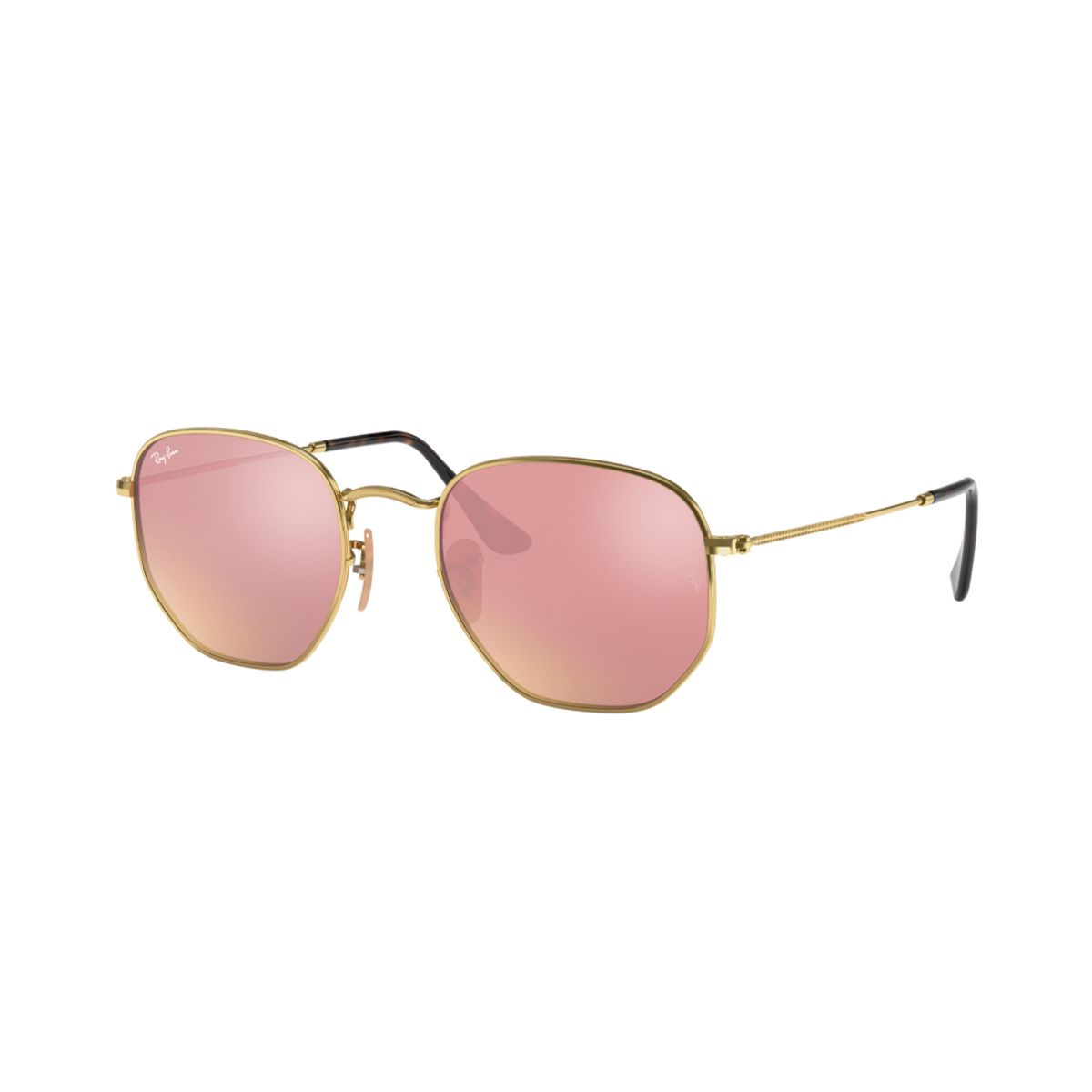 RAY BAN - Gafas de Sol Ray-Ban Hexagonal RB3548 Dorado Hombre y Mujer