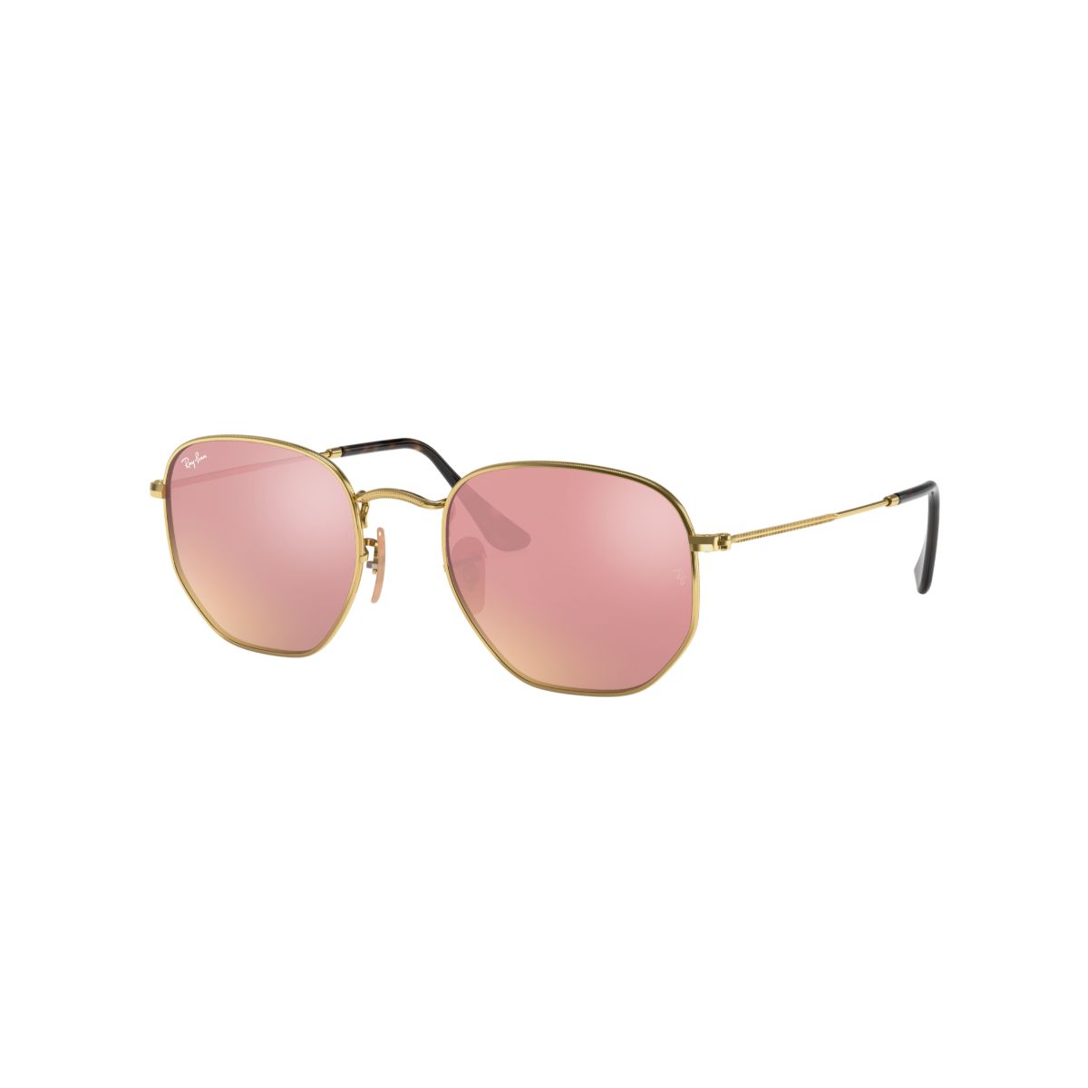 RAY BAN - Gafas de Sol Ray-Ban Hexagonal RB3548 Dorado Hombre y Mujer