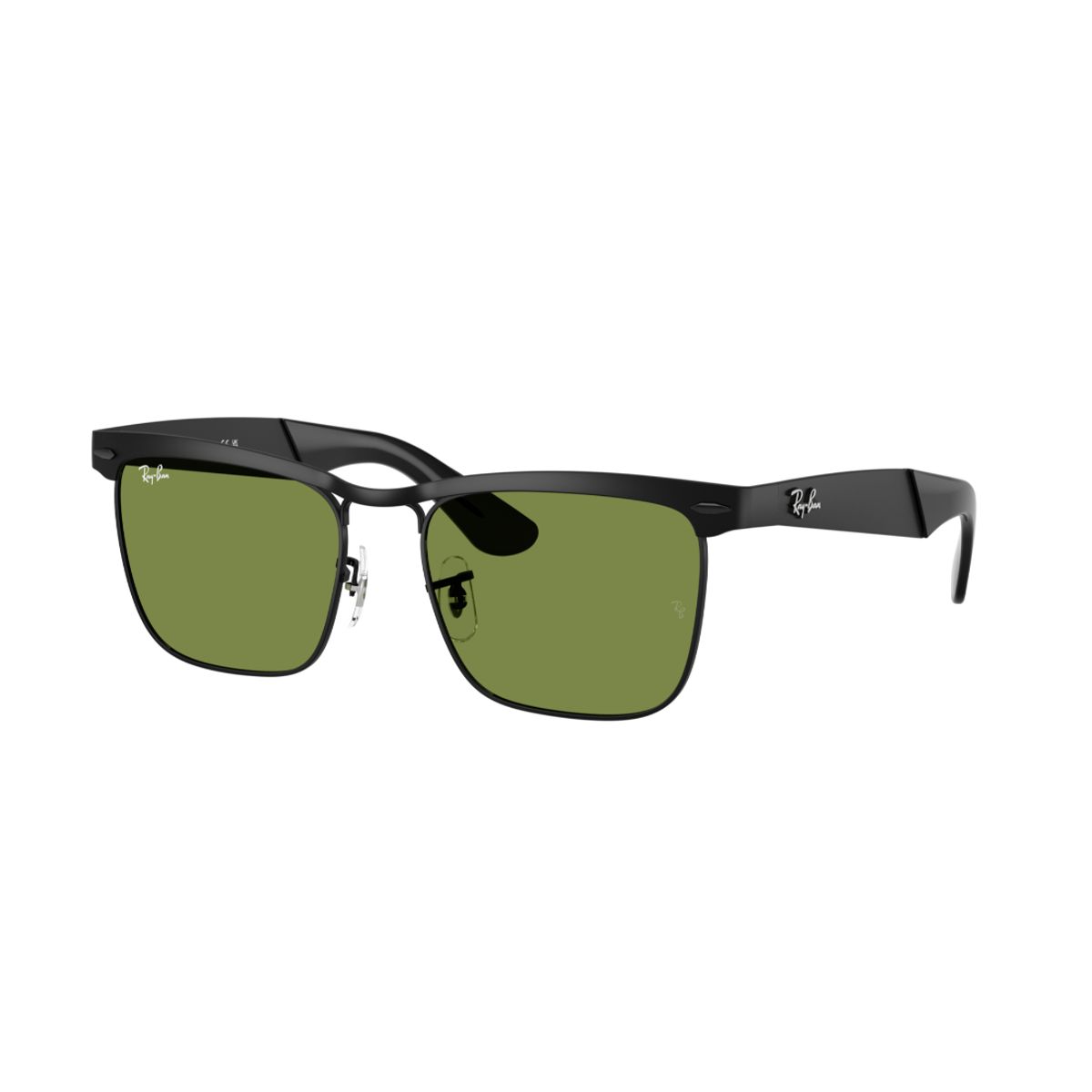 RAY BAN - Gafas de Sol Ray-Ban Wayfarer Deluxe RB3875 Negro Hombre y Mujer