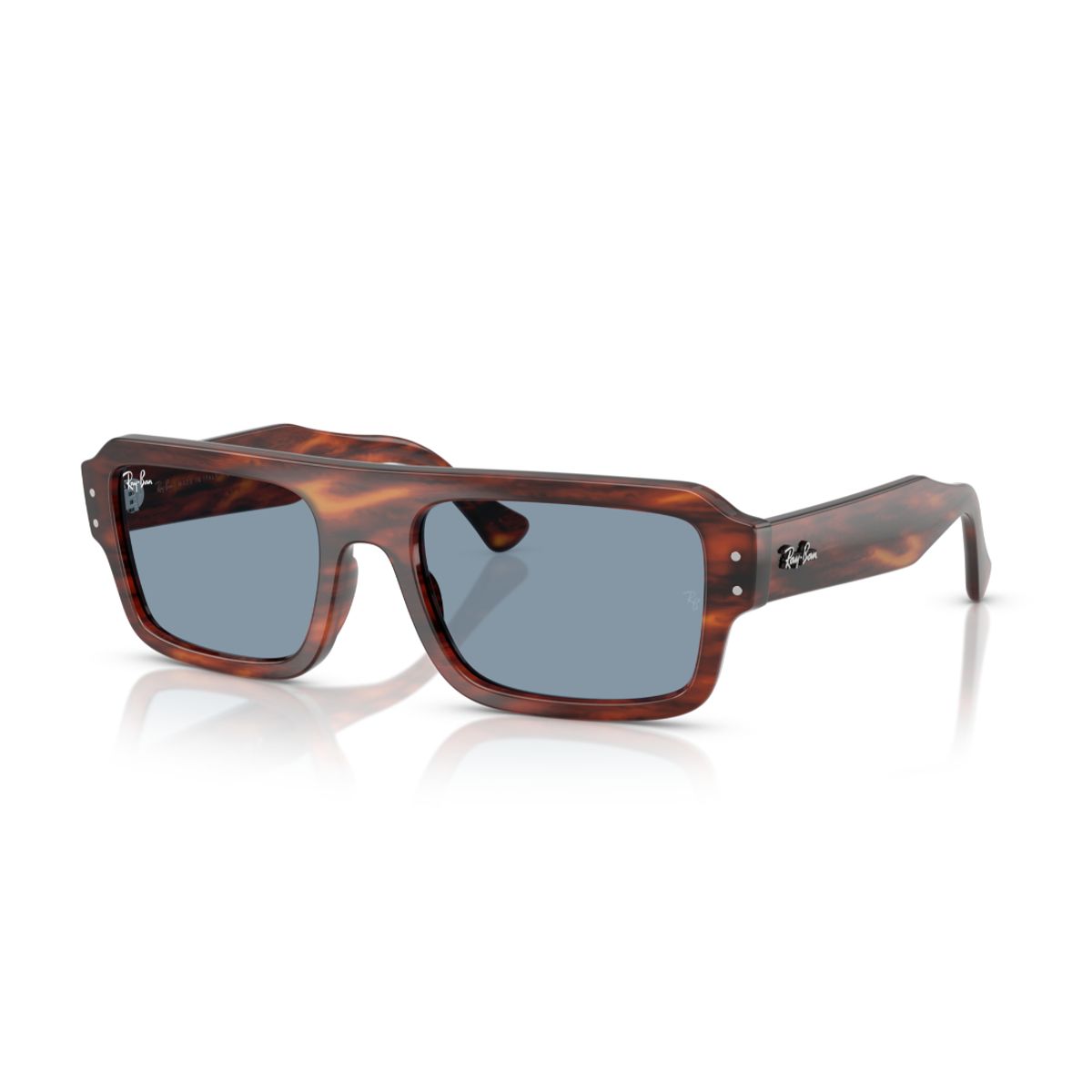 RAY BAN - Gafas de Sol Ray-Ban Lukas RB4454 Marrón Hombre y Mujer