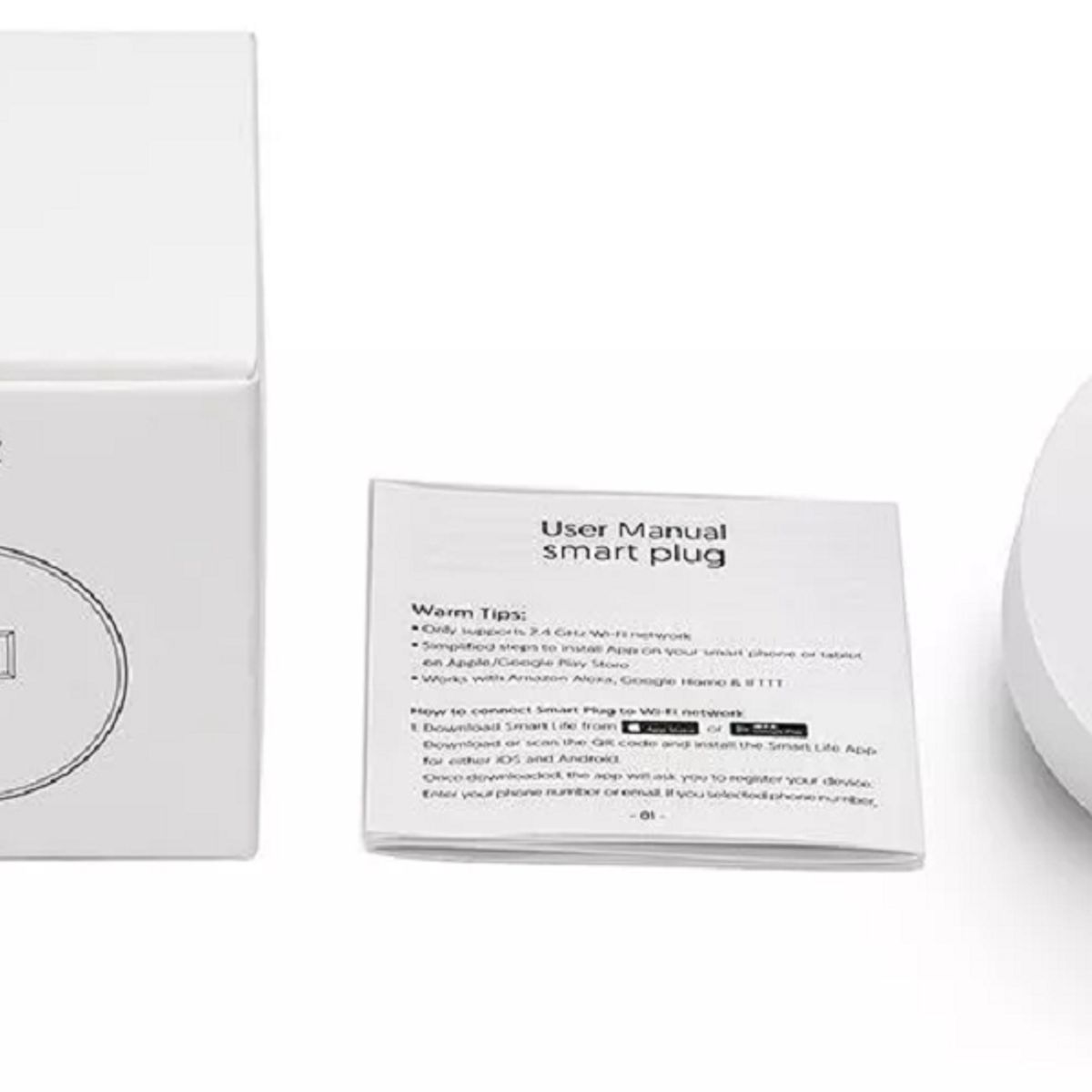 GENERICO - Adaptador Tomacorriente Inteligente Para Alexa Y Google Home