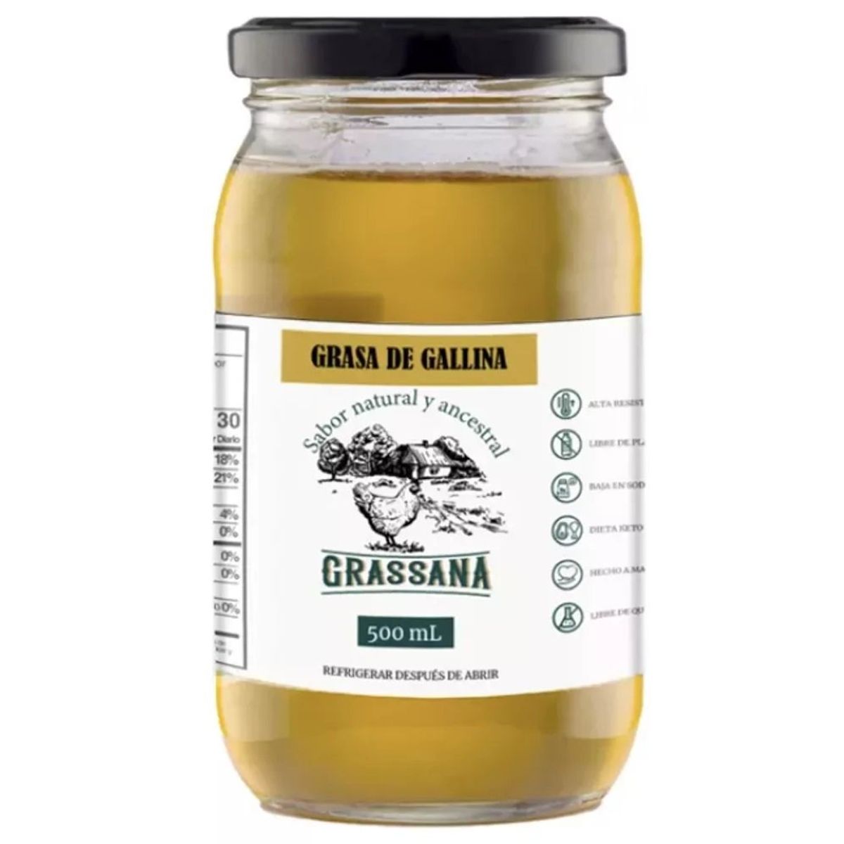 GENERICO - Manteca Grasa De Gallina Grassana X500ml