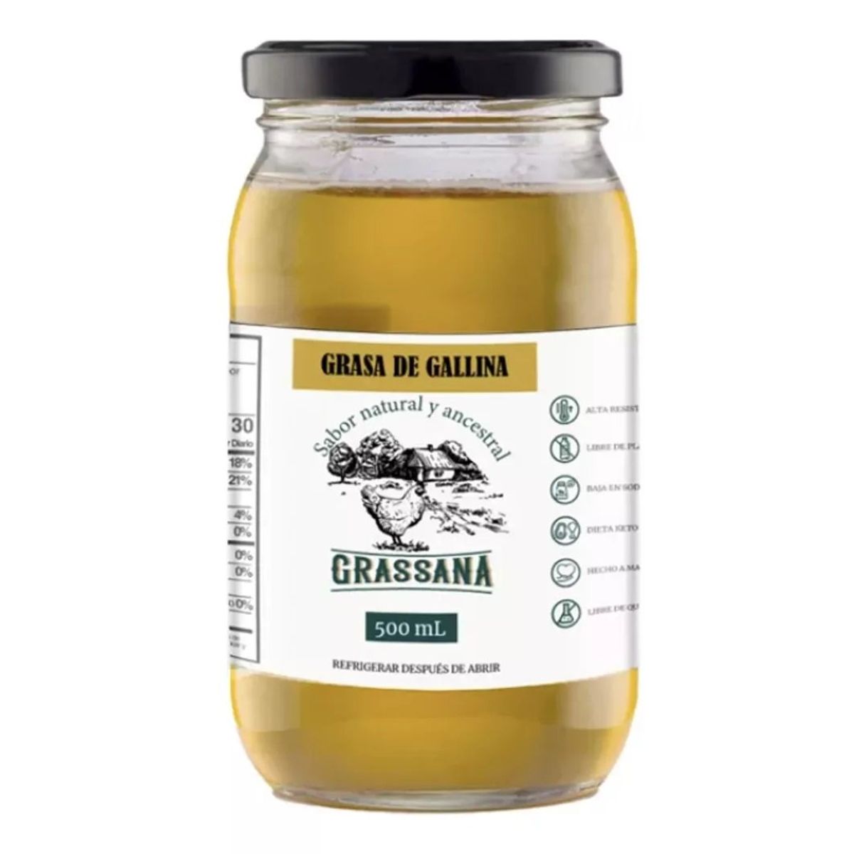GENERICO - Manteca Grasa De Gallina Grassana X500ml