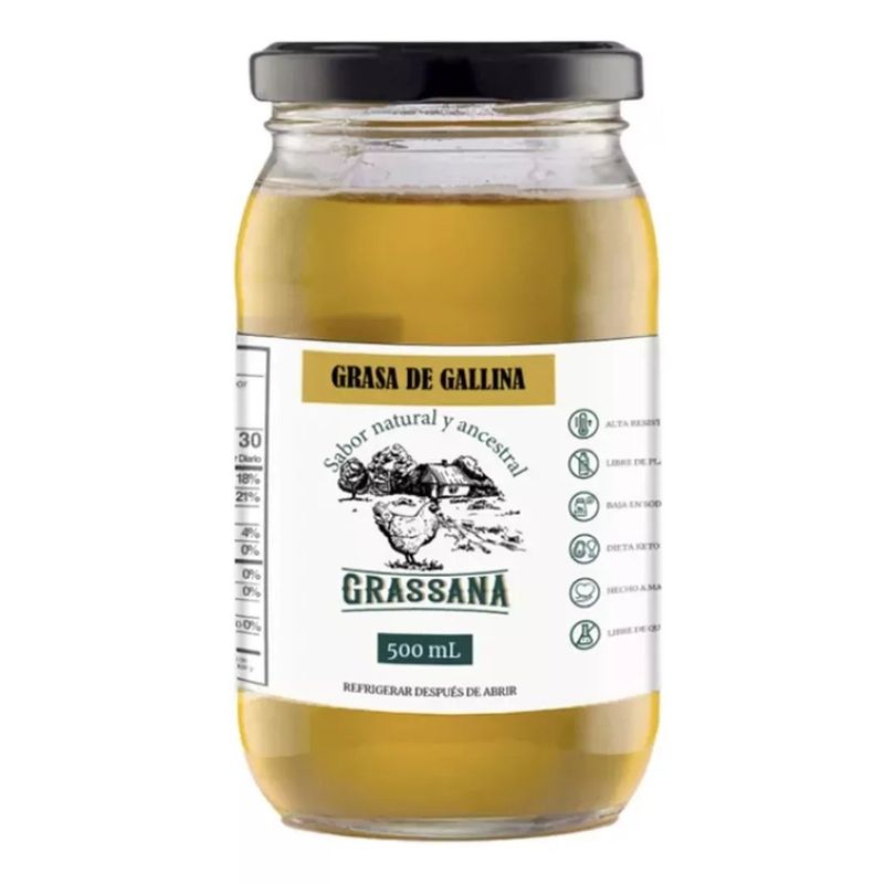 GENERICO - Manteca Grasa De Gallina Grassana X500ml