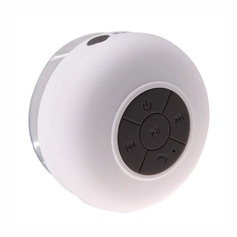 GENERICO - Parlante Bluetooth para Ducha Resistente Al Agua blanco
