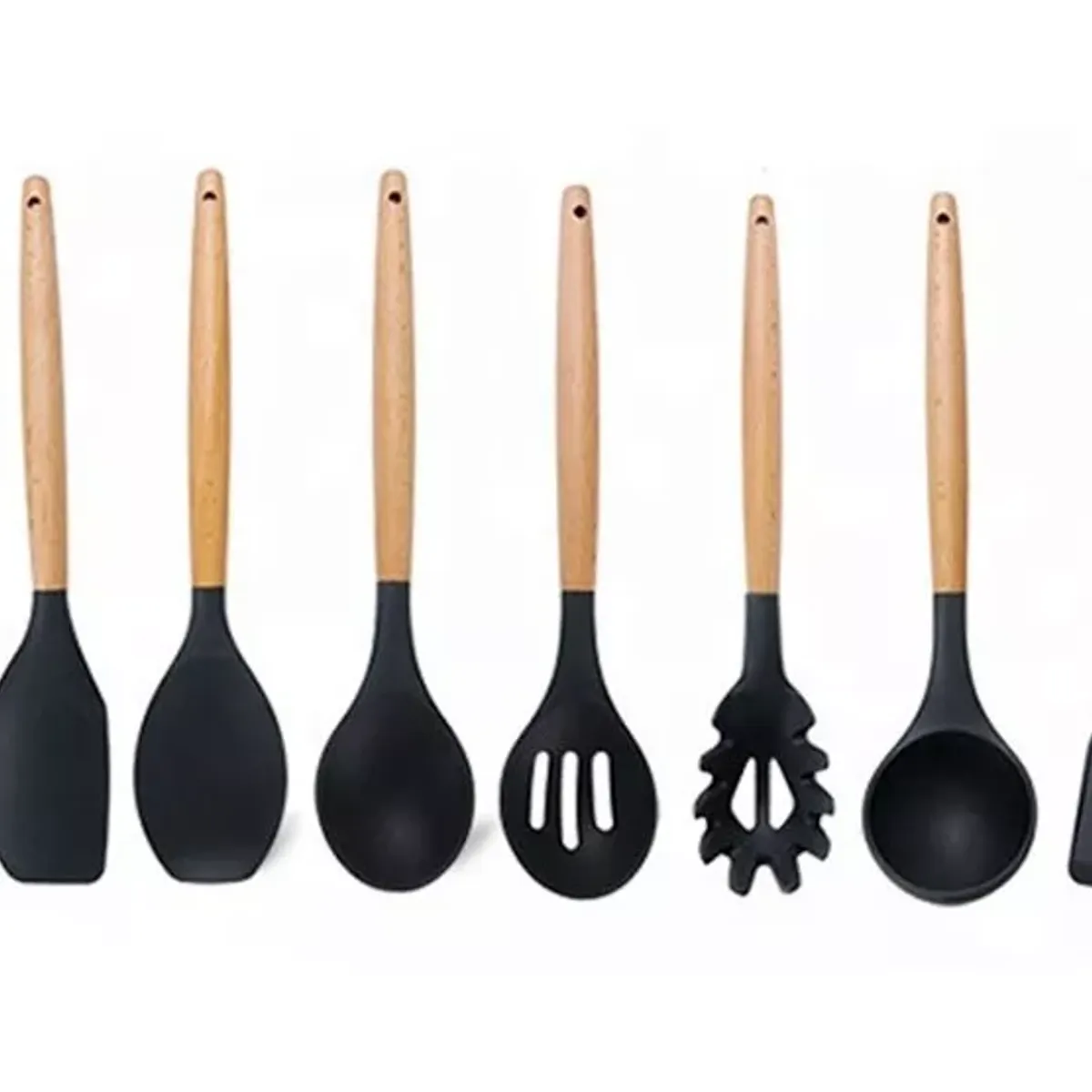 GENERICO - Set de 12 Cucharones de Cocina – Versatilidad y Estilo para tu Hogar