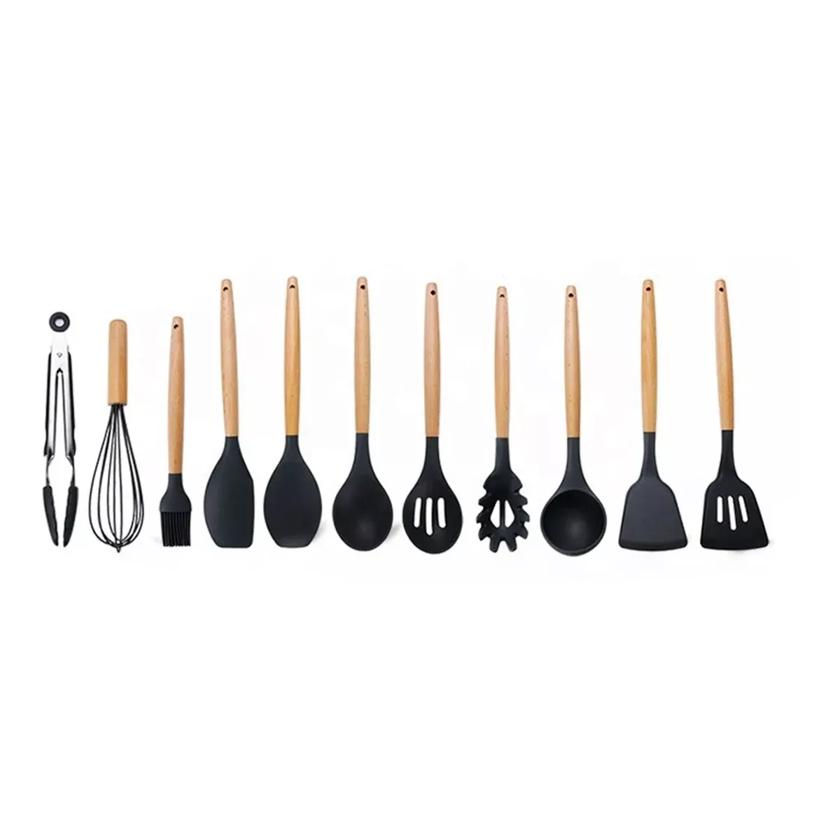 GENERICO - Set de 12 Cucharones de Cocina – Versatilidad y Estilo para tu Hogar