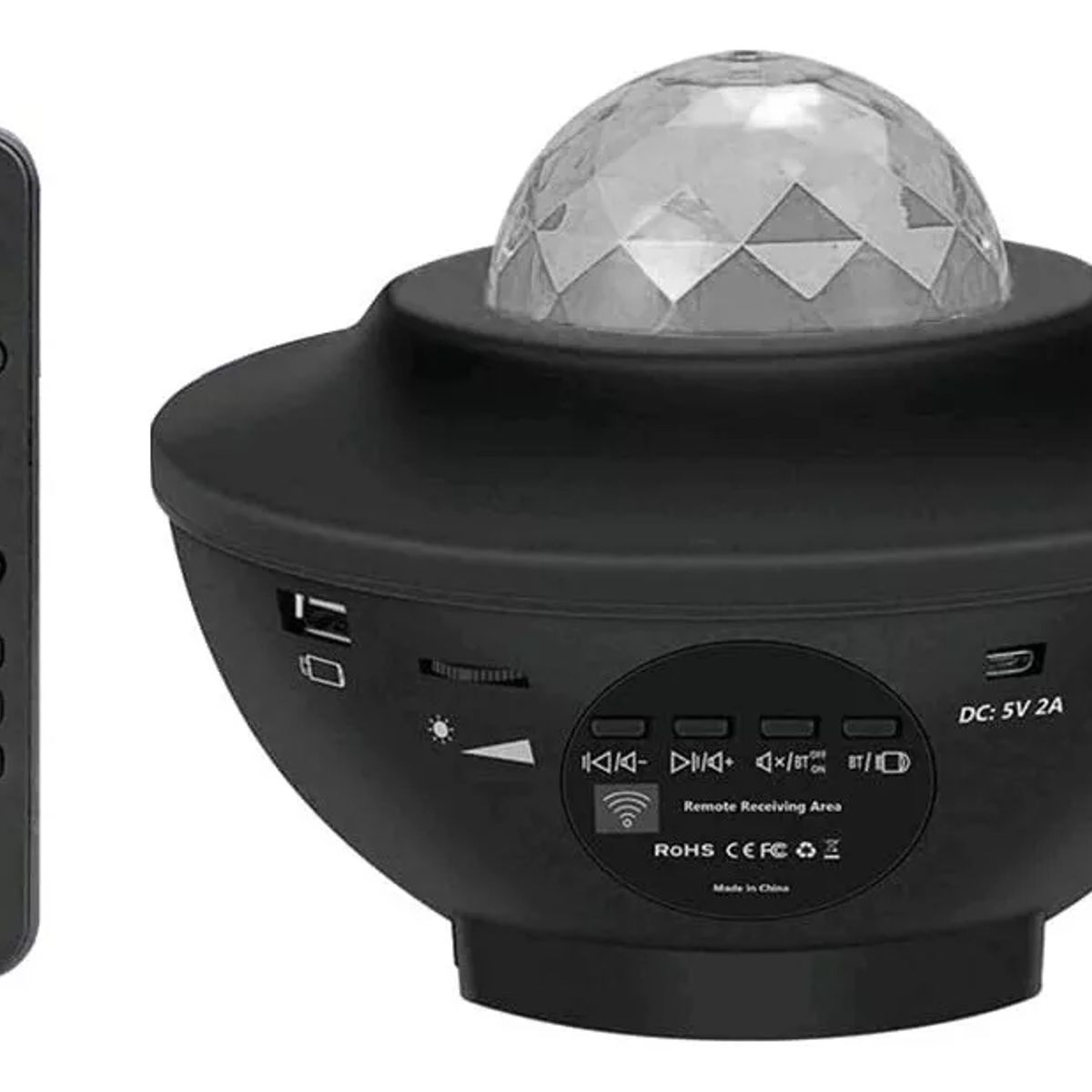 GENERICO - Lampara Proyector Bluetooth Usb Starry Luces Led+ Control