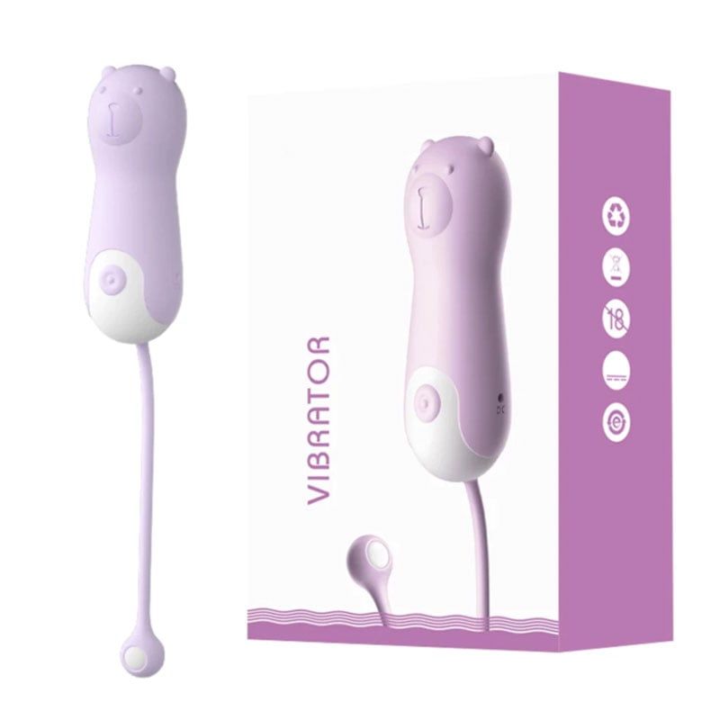 GENERICO - Vibrador Lilo Oso Lila Recargable