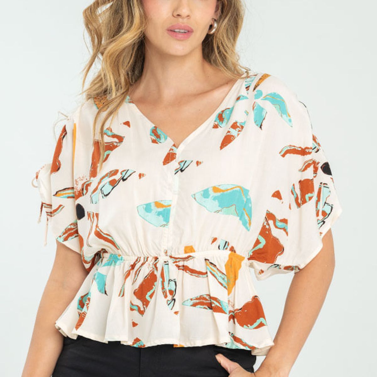 RAGGED - Blusa nelzin Marfil Ragged.