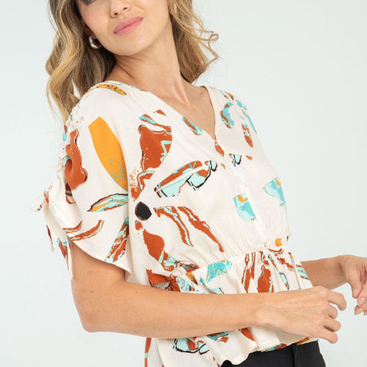 RAGGED - Blusa nelzin Marfil Ragged.