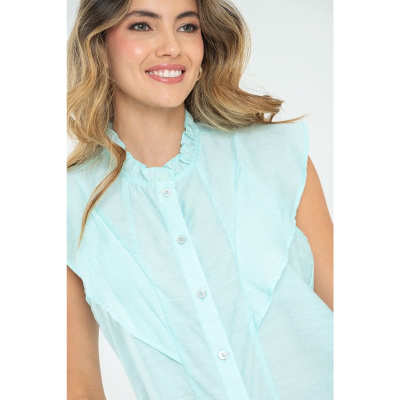 RAGGED - Blusa shenses Verde aqua Ragged