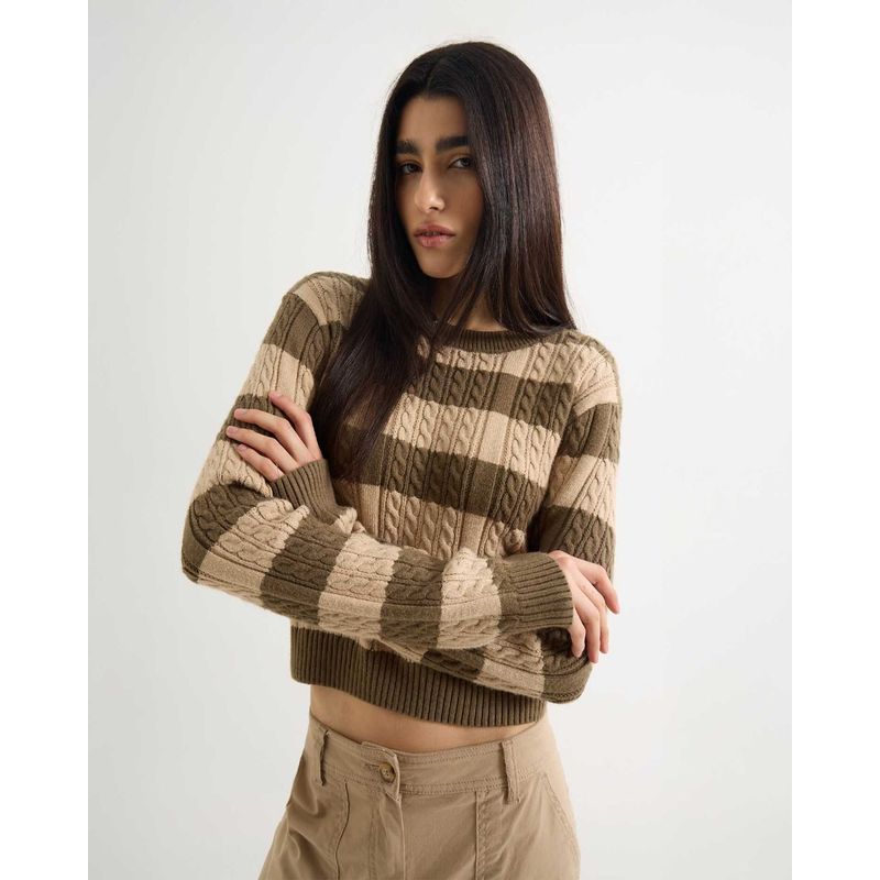 SEVEN SEVEN - Saco Para Mujer Cuello Redondo Color Cafe Claro Marca Seven Seven #28330663