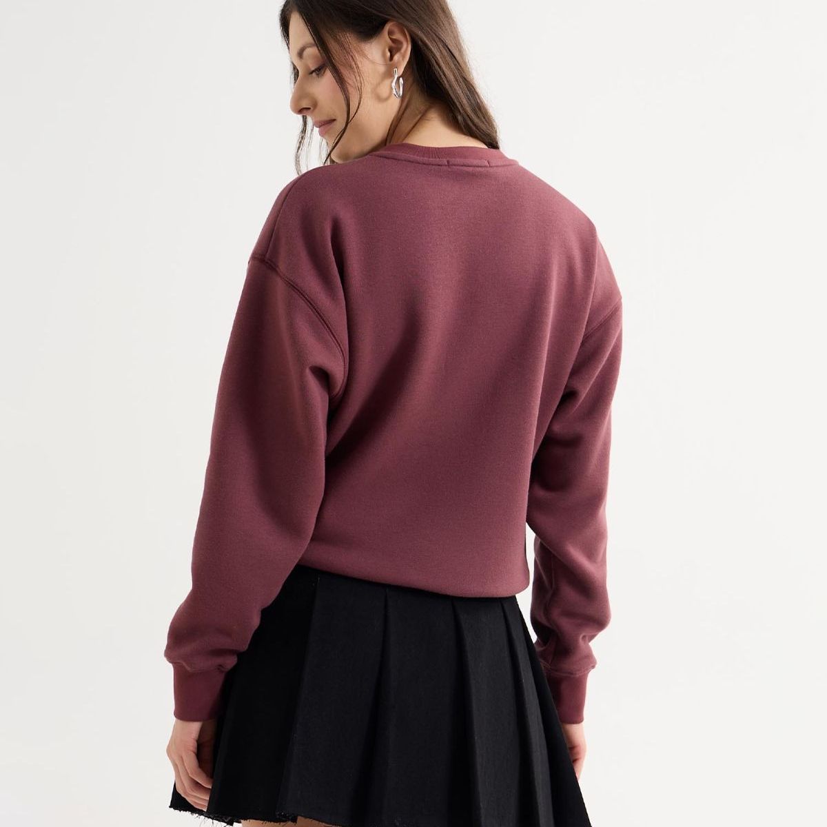 SEVEN SEVEN - Buzo Para Mujer Cuello Redondo Color Vino Marca Seven Seven #28060454