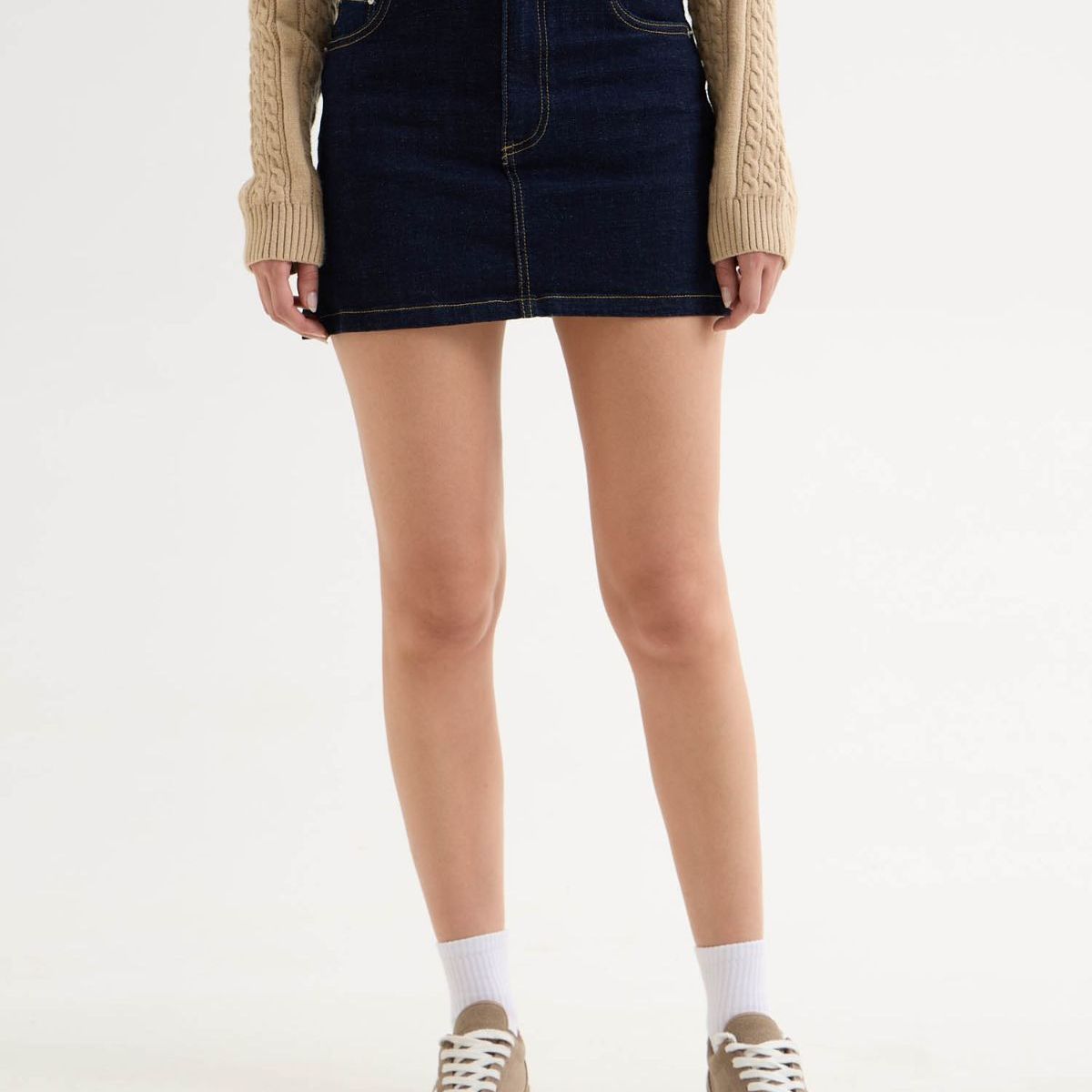 SEVEN SEVEN - Falda Para Mujer Corto Color Azul Oscuro Marca Seven Seven #28140936