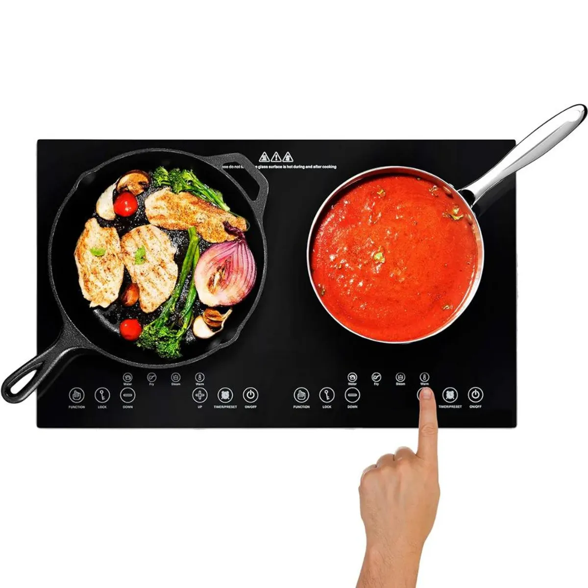 RENAHOUSE - Estufa Inducción Renahouse Germany 2000w De 2 Puestos