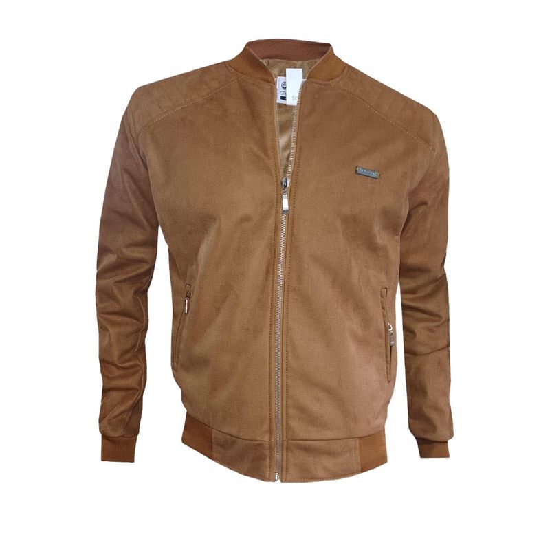 MODA EN CIRCUITO - Chaqueta Beisbolera en Gamuzon para Hombre