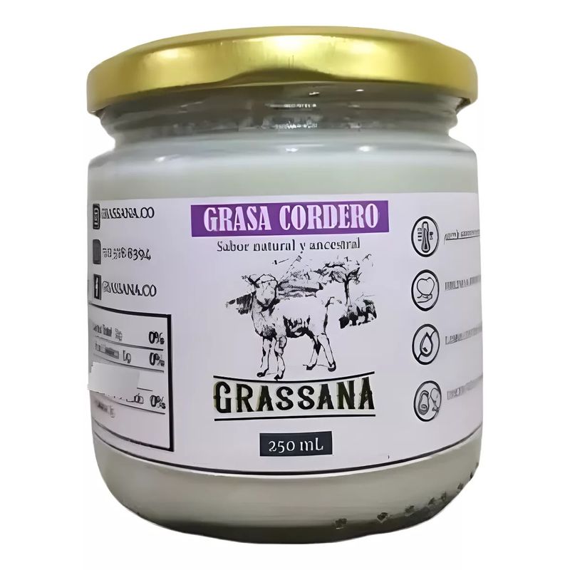 GENERICO - Manteca Grasa De Cordero Grassana X250ml