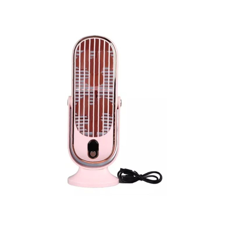 INNOVA - Ventilador Mesa Digital 5 Velocidades Elegante Innovo Recargable